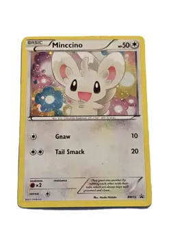 2011 POKEMON TCG BLACK STAR PROMO BLACK & WHITE MINCCINO #BW13 - Image 1