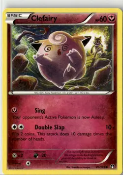 2016 XY BREAKPOINT CLEFAIRY 81/122 - Image 1