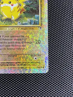 Pikachu 86/110 Legendary Collection Reverse Holo Rare Pokemon TCG Nintendo DMG - Image 4