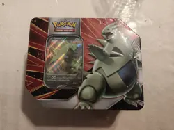 SEALED Pokemon Tyranitar V Strikers Tin Factory 5 packs 820650809552 - Image 1