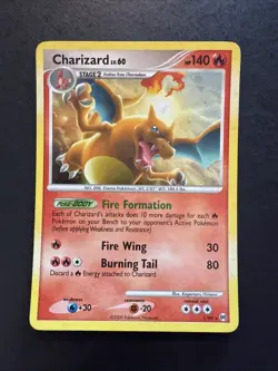 Charizard LV. 60 Arceus Platinum 1/99 Cracked Ice Holo Pokemon - Image 1