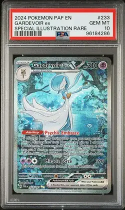 2024 Pokemon Paldean Fates Gardevoir ex Full Art SIR #233/091 PSA 10 - Image 1