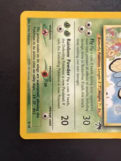 Butterfree Southern Islands 9/18 Non-Holo Pokemon - Image 4