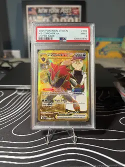 Pokemon N's Zoroark ex Hyper Rare EX Holo Sv09 Journey Together 189/159 PSA 9 - Image 1