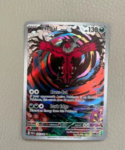 Pokemon Yveltal Illustration Rare Full Art Holo SV04 Paradox Rift 205/182 - Image 1