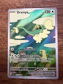 Pokemon Drampa Illustration Rare Full Art Holo SV05 184/162 Temporal Forces - Image 1