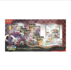 Pokemon Scarlet & Violet Paldean Fates Great Tusk ex Iron Treads ex Premium - Image 1