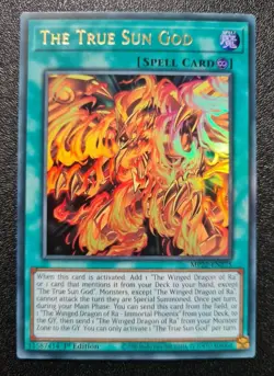 The True Sun God Yu-Gi-Oh! MP22-EN275 1st Ultra Rare - Image 1
