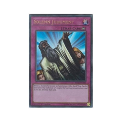 Solemn Judgment Yu-Gi-Oh! BLRR-EN100 1st Ultra Rare - Image 1