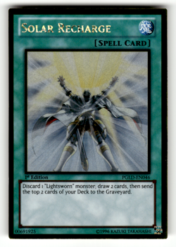 Solar Recharge PGLD-EN046 1st Edition Gold Rare Premium Gold LP - Image 1