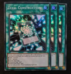 Zexal Construction x3 Yu-Gi-Oh! LIOV-EN051 1st Super Rare PLAYSET - Image 1