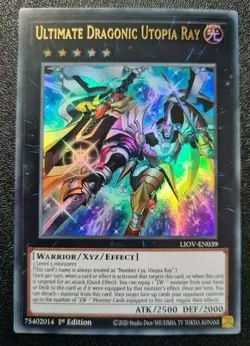 Ultimate Dragonic Utopia Ray Yu-Gi-Oh! LIOV-EN039 1st Ultra Rare - Image 1