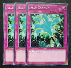 Jelly Cannon x3 Yu-Gi-Oh! MP20-EN197 1st Common PLAYSET - Image 1