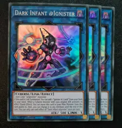 Dark Infant @Ignister x3 Yu-Gi-Oh! LIOV-EN045 1st Super Rare PLAYSET - Image 1