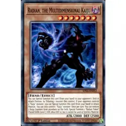 Radian, the Multidimensional Kaiju Yu-Gi-Oh! SDSA-EN012 1st Common - Image 1
