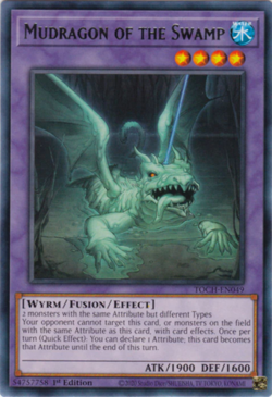 Mudragon of the Swamp Yu-Gi-Oh! TOCH-EN049 1st Rare - Image 1