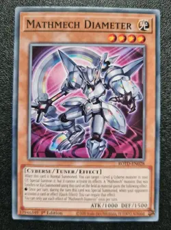 Mathmech Diameter Yu-Gi-Oh! ROTD-EN028 1st Common - Image 1