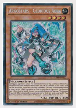 Argostars - Glorious Adra Yu-Gi-Oh! SUDA-EN010 1st Secret Rare - Image 1
