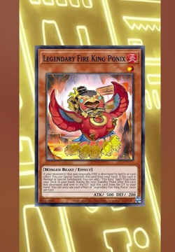 Legendary Fire King Ponix Yu-Gi-Oh! SR14-EN045 1st Super Rare - Image 1