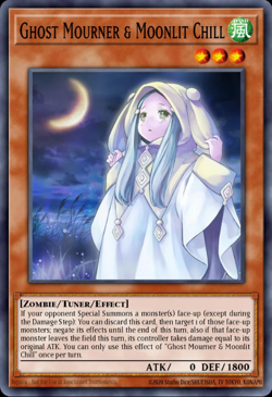 Ghost Mourner & Moonlit Chill Yu-Gi-Oh! L5DD-ENC11 1st Common - Image 1
