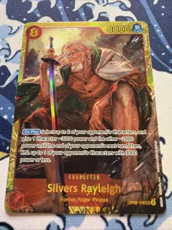 Silvers Rayleigh OP08-118 Two Legends SR Foil NM - Image 1