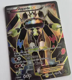Pokemon Zygarde EX full art Holo 054A/124 190HP Trading Card - Image 3