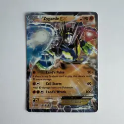 Pokemon Zygarde EX Ultra Rare Holo 54/124 Fates Collide 190HP Trading Card - Image 1
