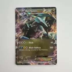 Pokemon Black Kyurem EX Ultra Rare Holo Plasma Storm 95/135 180HP Trading Card - Image 1