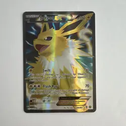 Pokemon Jolteon EX Alternate Art Promo Holo 028A/083 160HP Trading Card - Image 1