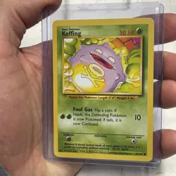 KOFFING Base Set 51/102 Common Pokemon Card Unlimited Edition NM/MT Never Played - Image 2