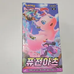 Pokemon TCG Fusion Arts Booster Box Korean S8 Mew 2021 Card Stock - Image 1