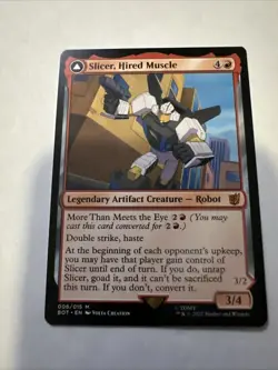 Slicer, Hired Muscle Mythic -Universes Beyond: Transformers 6 NM - Image 1