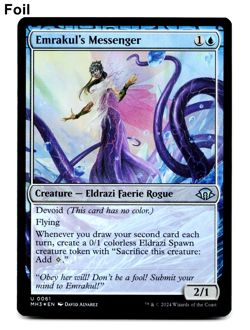Emrakul's Messanger (FOIL) - [Modern Horizons 3] MTG MH3 NM 💧 - Image 1