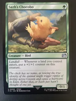 Sazh's Chocobo MTG Final Fantasy 0200 Uncommon NM - Image 1
