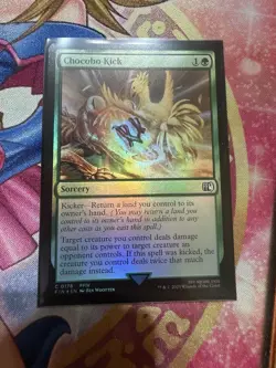 NM (Foil) Chocobo Kick, MTG, Final Fantasy, Magic the Gathering, 178 - Image 1