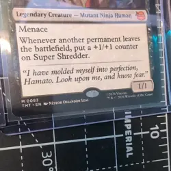 Super Shredder Magic The Gathering Non-foil Mythic - TMNT 0083 Near Mint - Image 4
