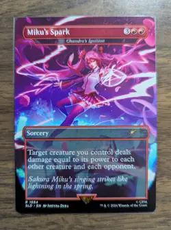 MTG Miku's Spark - Chandra's Ignition Non-Foil from Miku Secret Lair Drop NM - Image 1