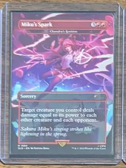 MTG Miku's Spark - Chandra's Ignition Non-Foil from Miku Secret Lair Drop NM - Image 2
