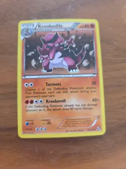 Pokemon TCG Krookodile Black and White 65/114 Holo Holo Rare - Image 1