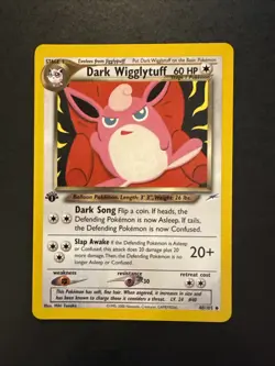 Dark Wigglytuff 1st Edition 40/105 Neo Destiny Pokemon - Image 1