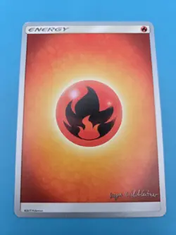 Fire Energy - 2019 World Championships - Pokemon TCG Card NM - Image 1