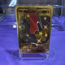 Pokemon Charizard V Gold Foil Card - Image 1