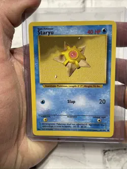 Pokemon TCG Base Set Staryu 65/102 Vintage Vtg Nintendo WOTC Pokemon Common NM - Image 1