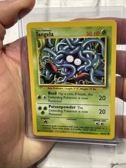 Tangela 66/102 Pokemon Base Set Unlimited Common NM/MINT 1999 Vintage Nintendo - Image 1