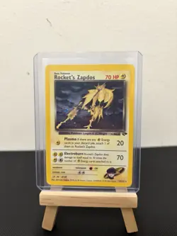 Pokemon Rocket's Zapdos Gym Challenge Holo Rare 15/132 English 70 HP - Image 1