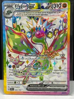 Flygon ex 222/191 - Pokemon TCG SV08: Surging Sparks - Full Art Ultra Rare - NM - Image 1