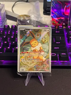 Eevee SVP EN 173 Pokemon Prismatic Evolutions Black Star Promo 2025 *SEALED* - Image 1