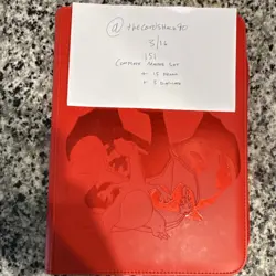 Pokemon TCG 151 Complete Master Set with Top Loader Binder + 15 Promo + Xtra! - Image 1