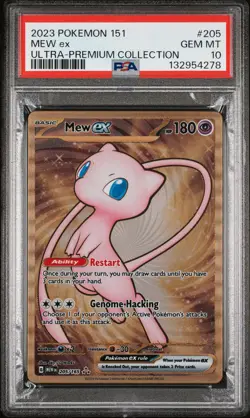 2023 POKEMON 151 ULTRA-PREM COLL #205 MEW EX PSA 10 - Image 1