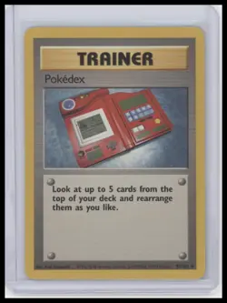 Pokedex 087/102 Base Set Regular WOTC Vintage Pokemon TCG - Image 1